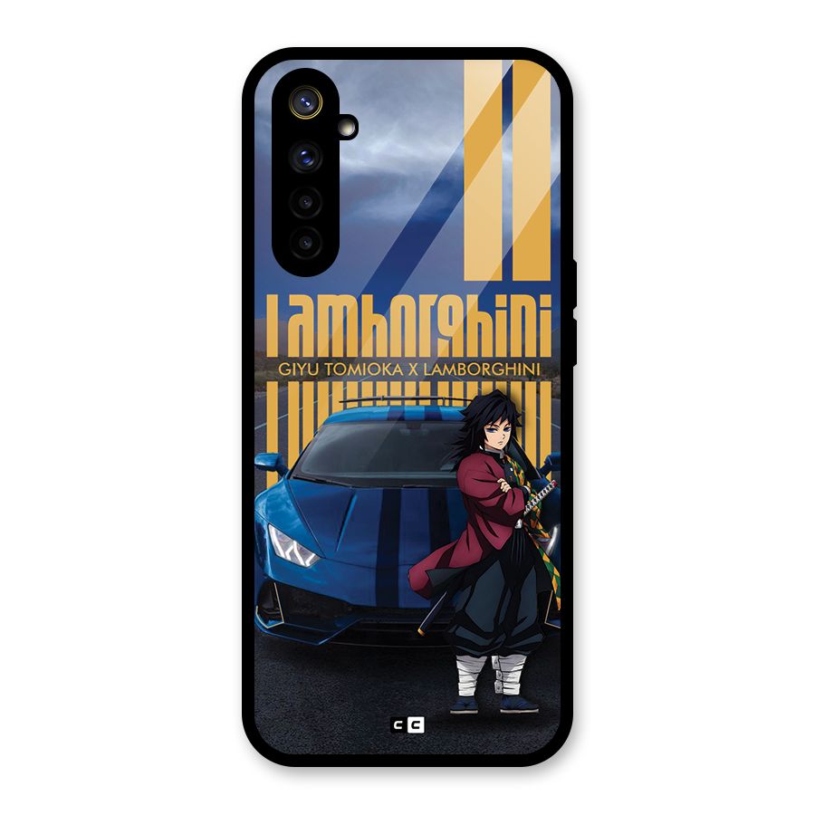Giyu Tomioka Supercar Glass Back Case for Realme 6