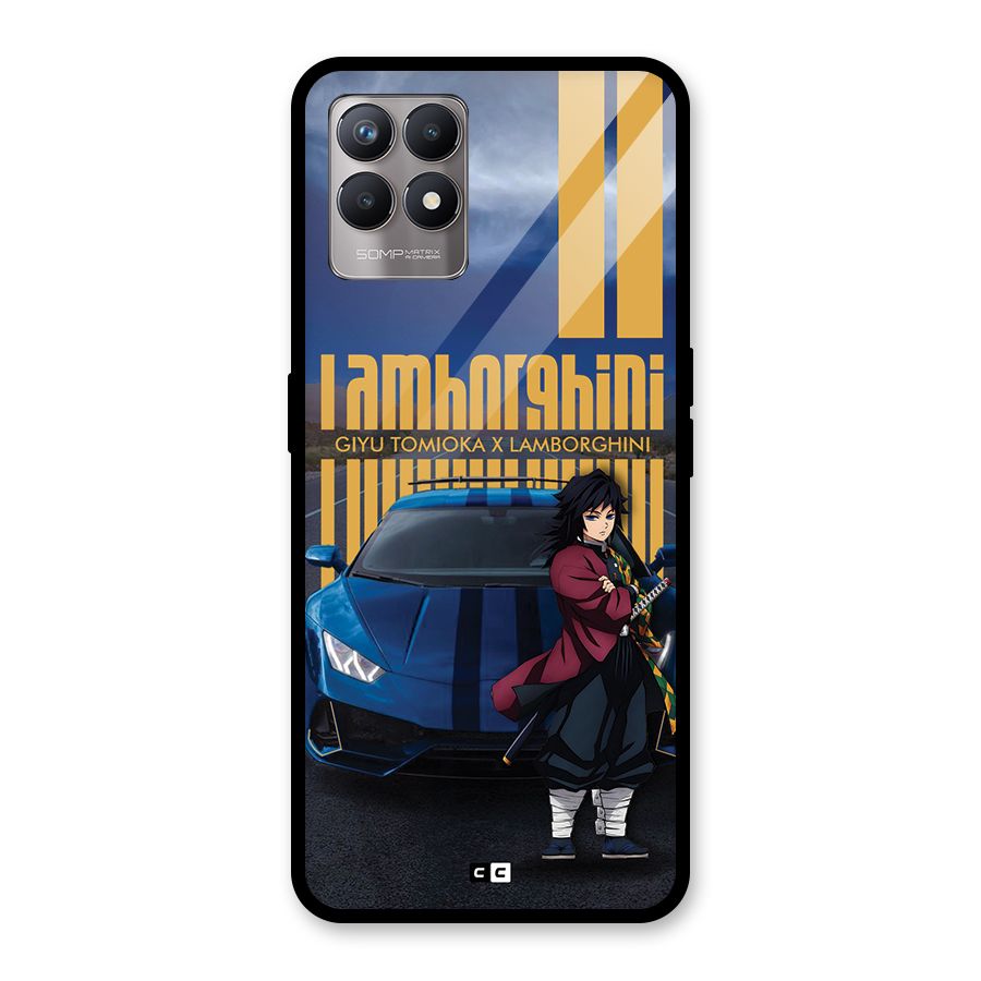 Giyu Tomioka Supercar Glass Back Case for Realme 8i