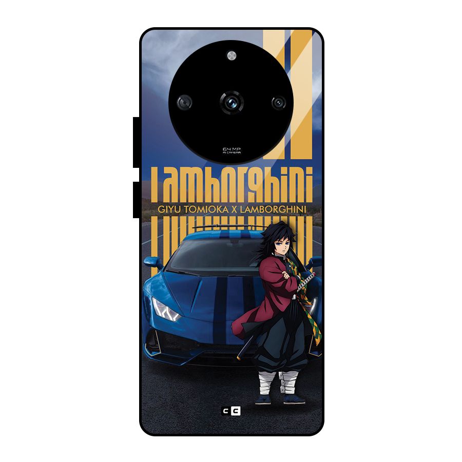 Giyu Tomioka Supercar Glass Back Case for Realme Narzo 60 5G