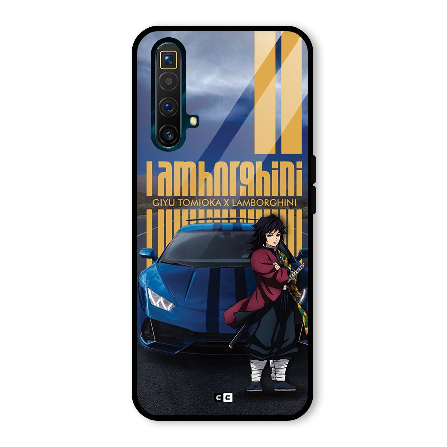 Giyu Tomioka Supercar Glass Back Case for Realme X3
