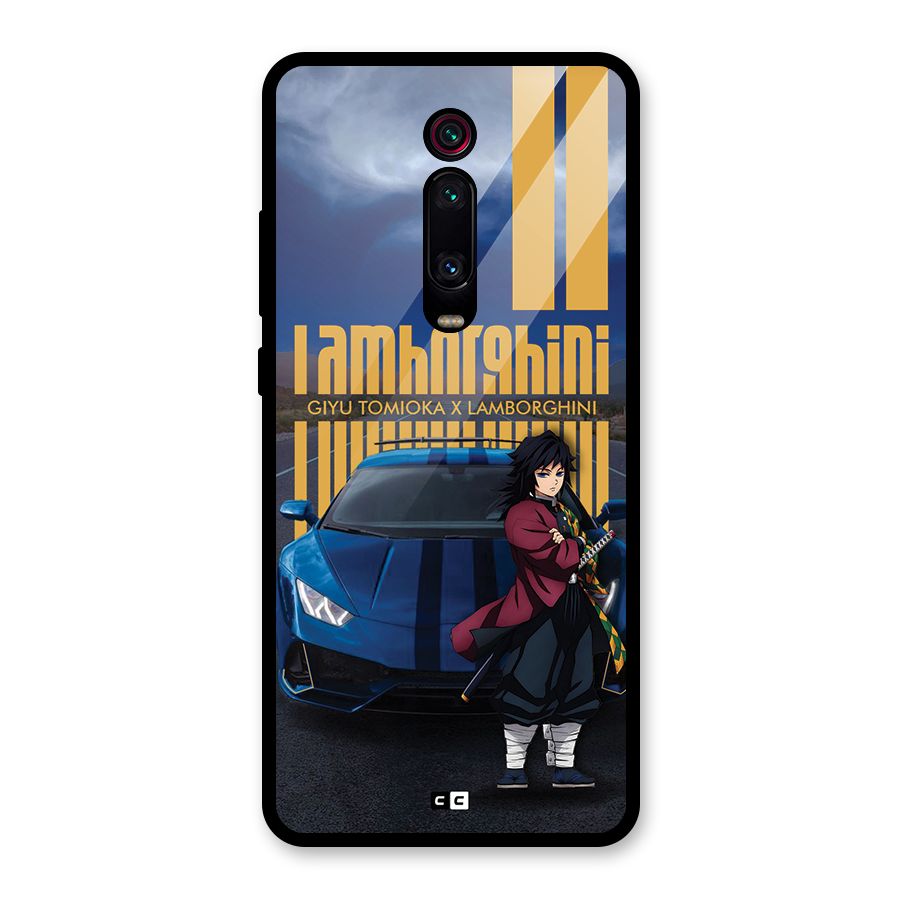 Giyu Tomioka Supercar Glass Back Case for Redmi K20