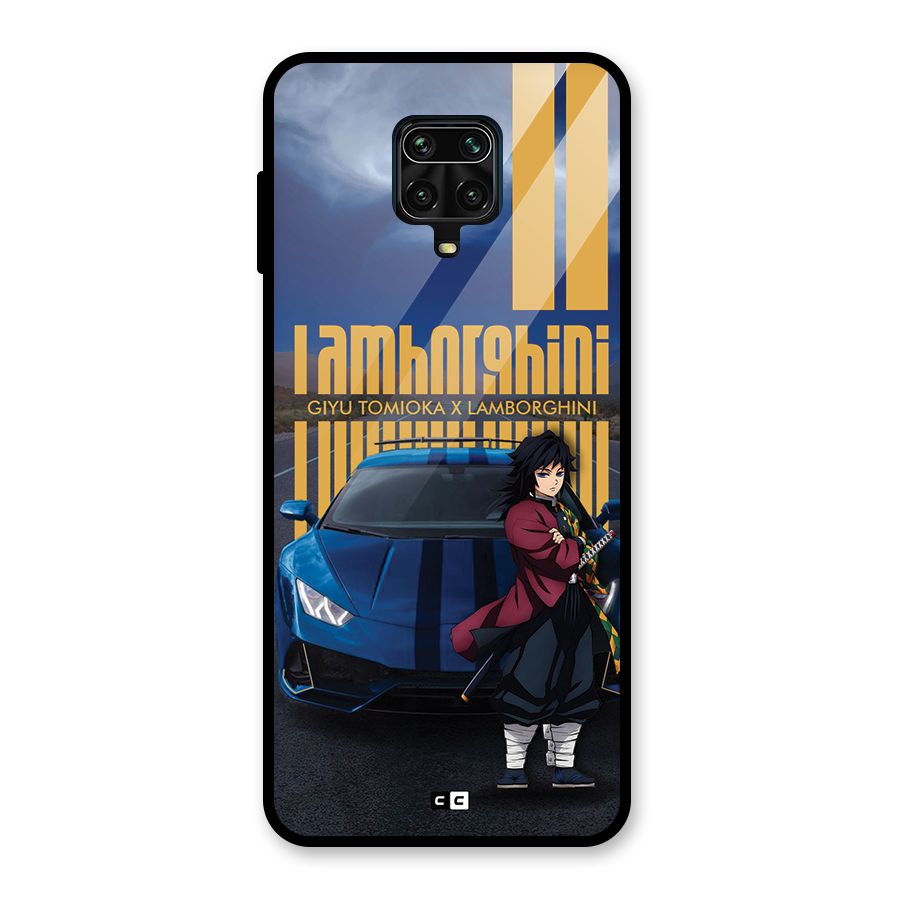 Giyu Tomioka Supercar Glass Back Case for Redmi Note 10 Lite