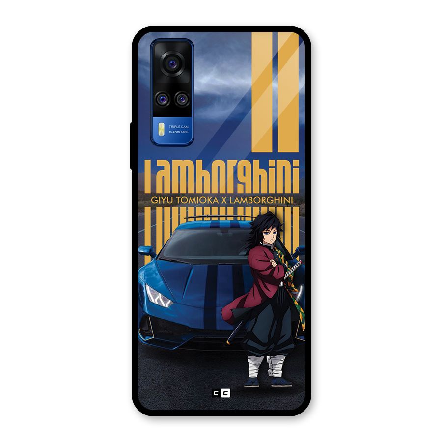 Giyu Tomioka Supercar Glass Back Case for Vivo Y31