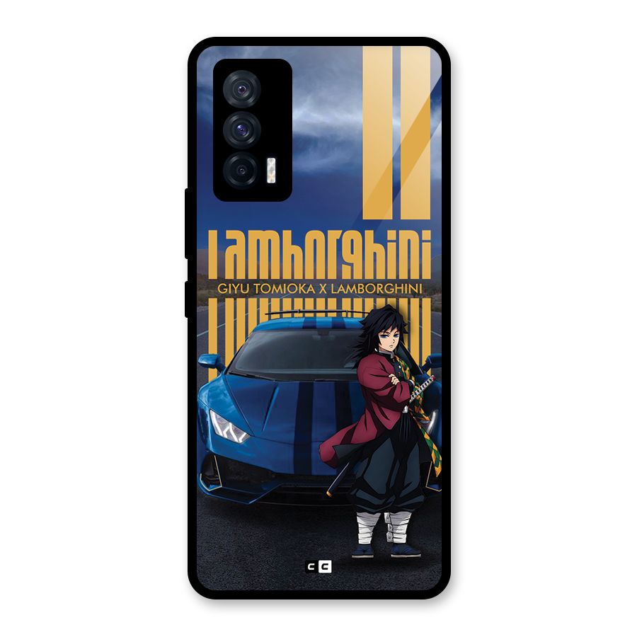 Giyu Tomioka Supercar Glass Back Case for Vivo iQOO 7 5G