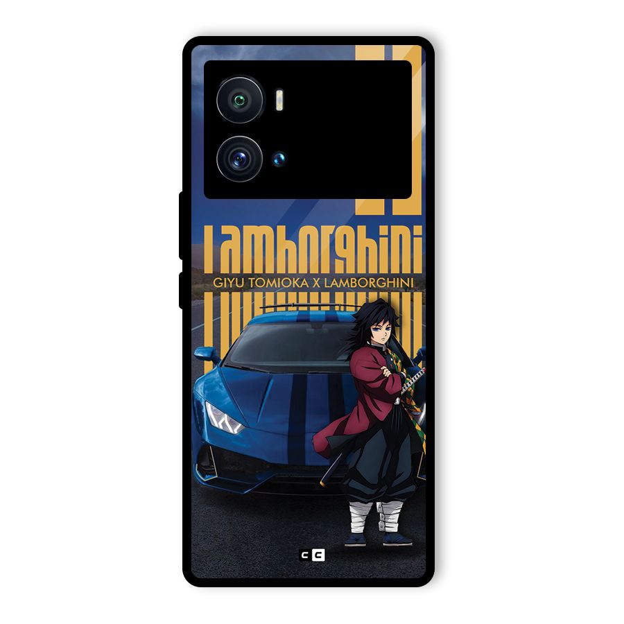 Giyu Tomioka Supercar Glass Back Case for Vivo iQOO 9 Pro