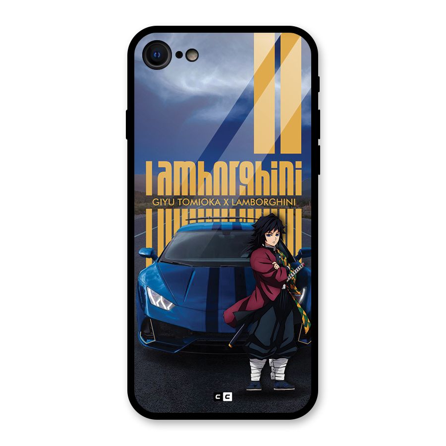 Giyu Tomioka Supercar Glass Back Case for iPhone 7