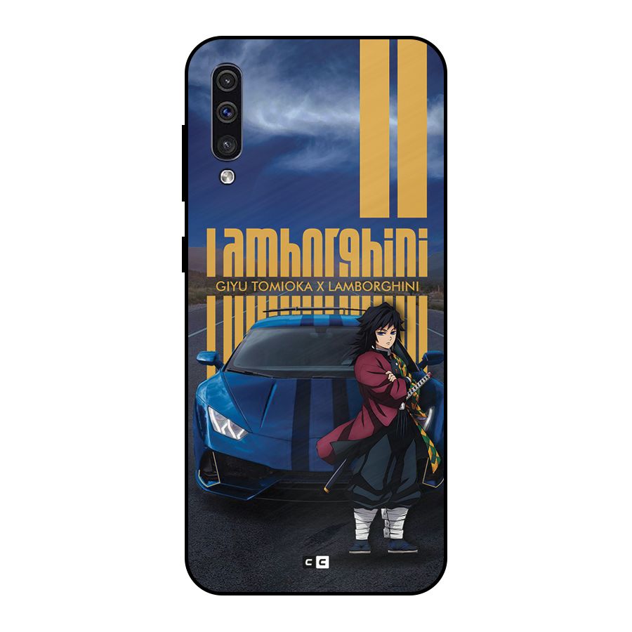 Giyu Tomioka Supercar Metal Back Case for Galaxy A30s