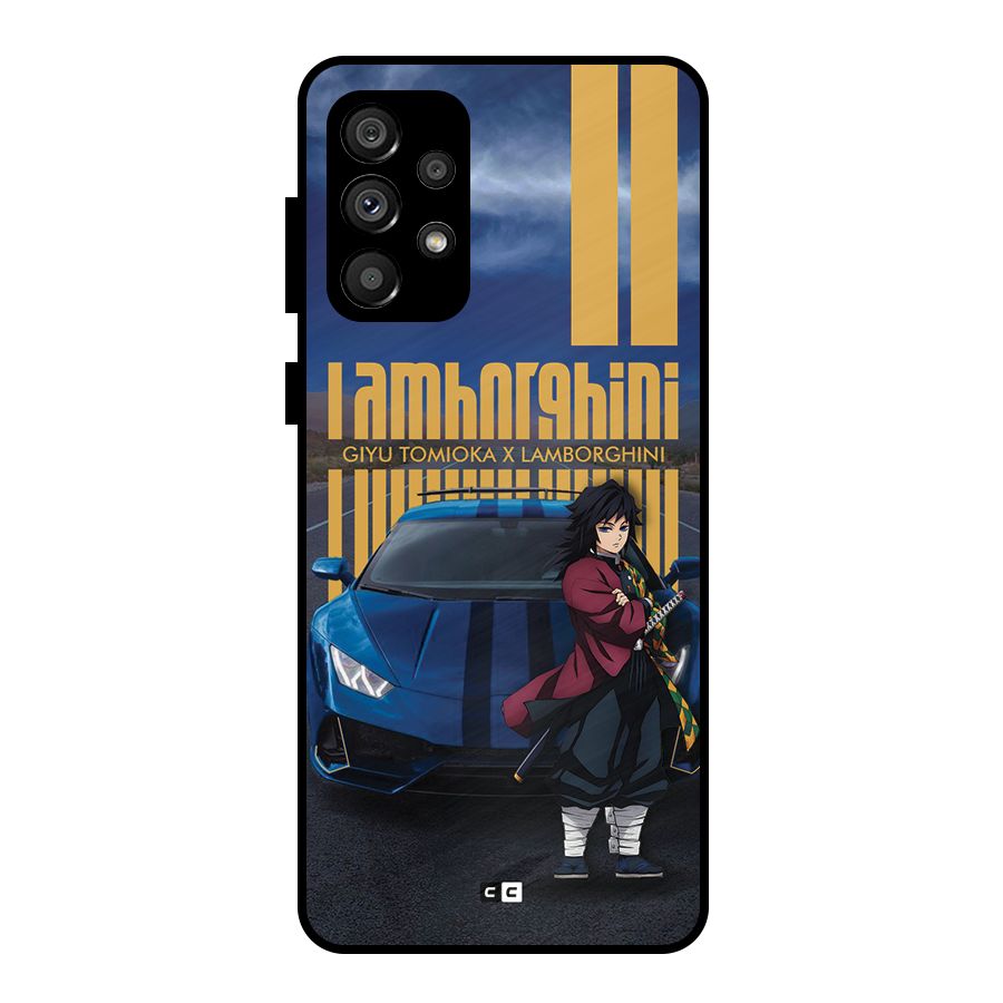 Giyu Tomioka Supercar Metal Back Case for Galaxy A73 5G