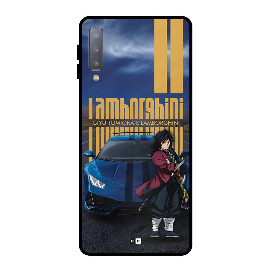 Giyu Tomioka Supercar Metal Back Case for Galaxy A7 (2018)