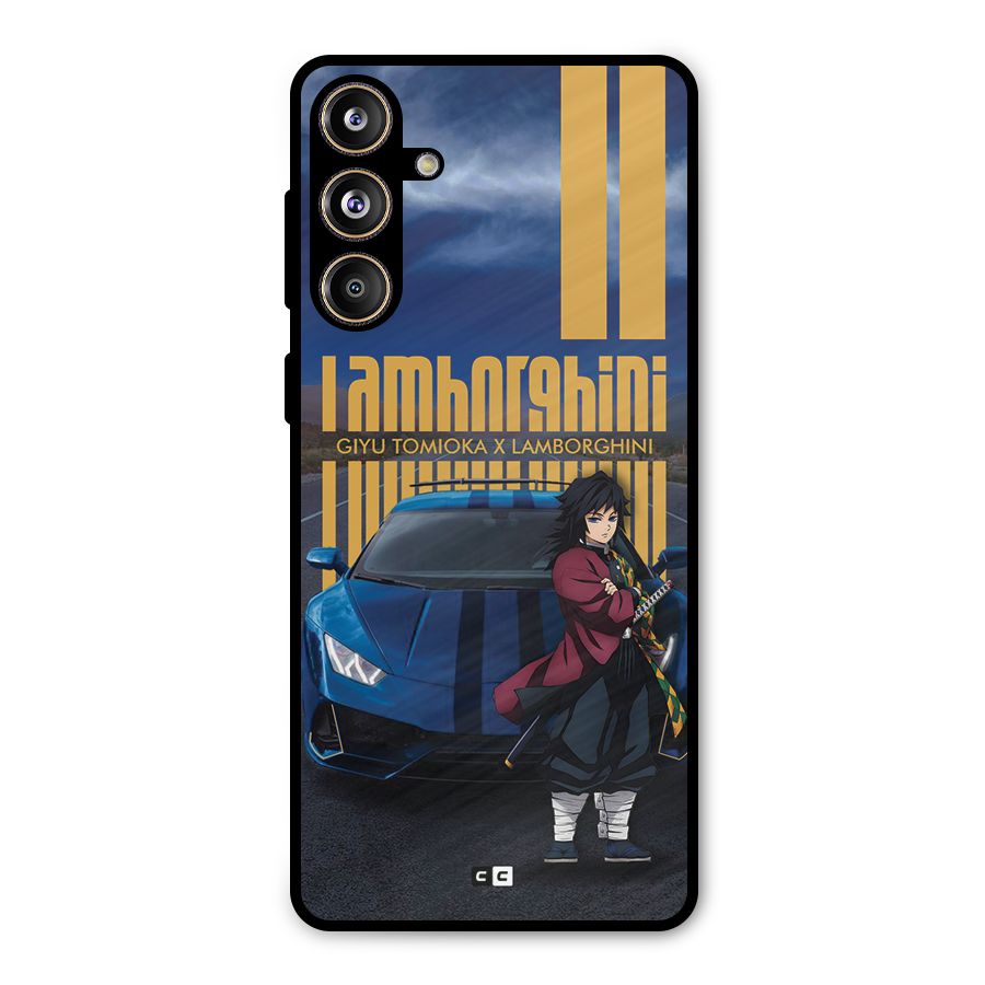 Giyu Tomioka Supercar Metal Back Case for Galaxy F55