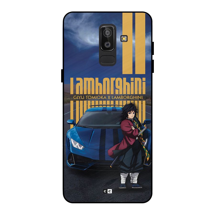Giyu Tomioka Supercar Metal Back Case for Galaxy J8