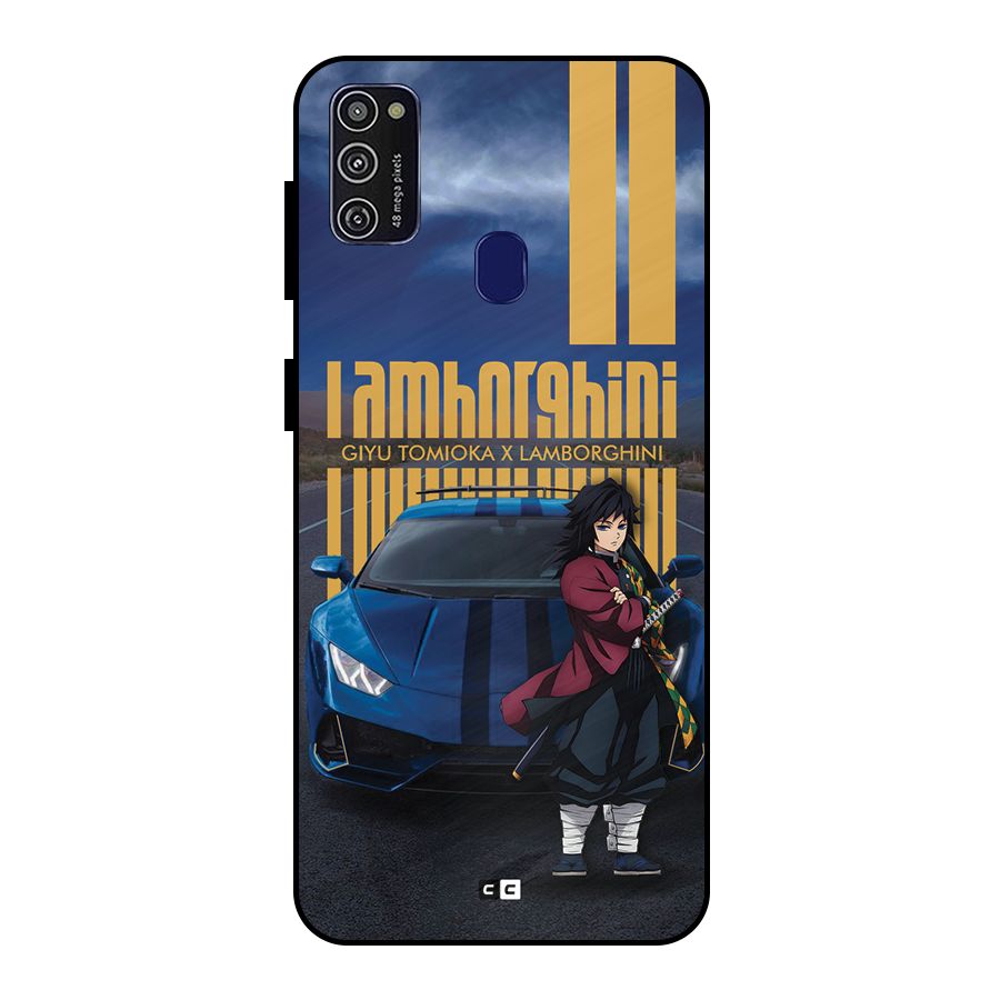 Giyu Tomioka Supercar Metal Back Case for Galaxy M30s