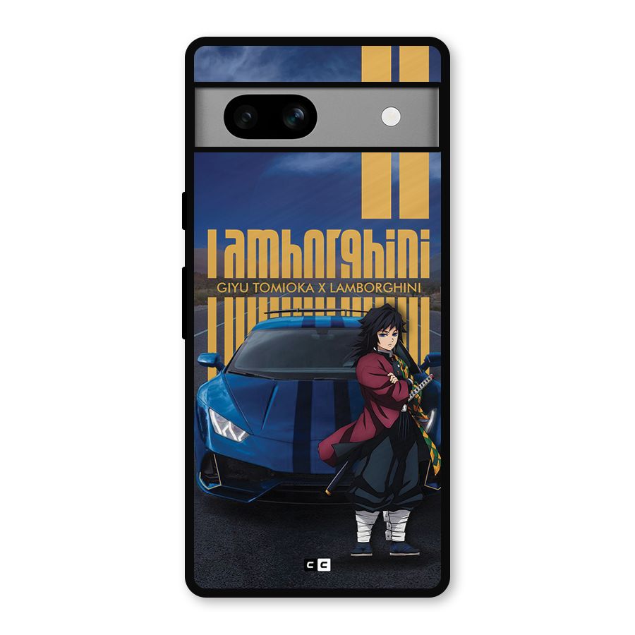 Giyu Tomioka Supercar Metal Back Case for Google Pixel 7a