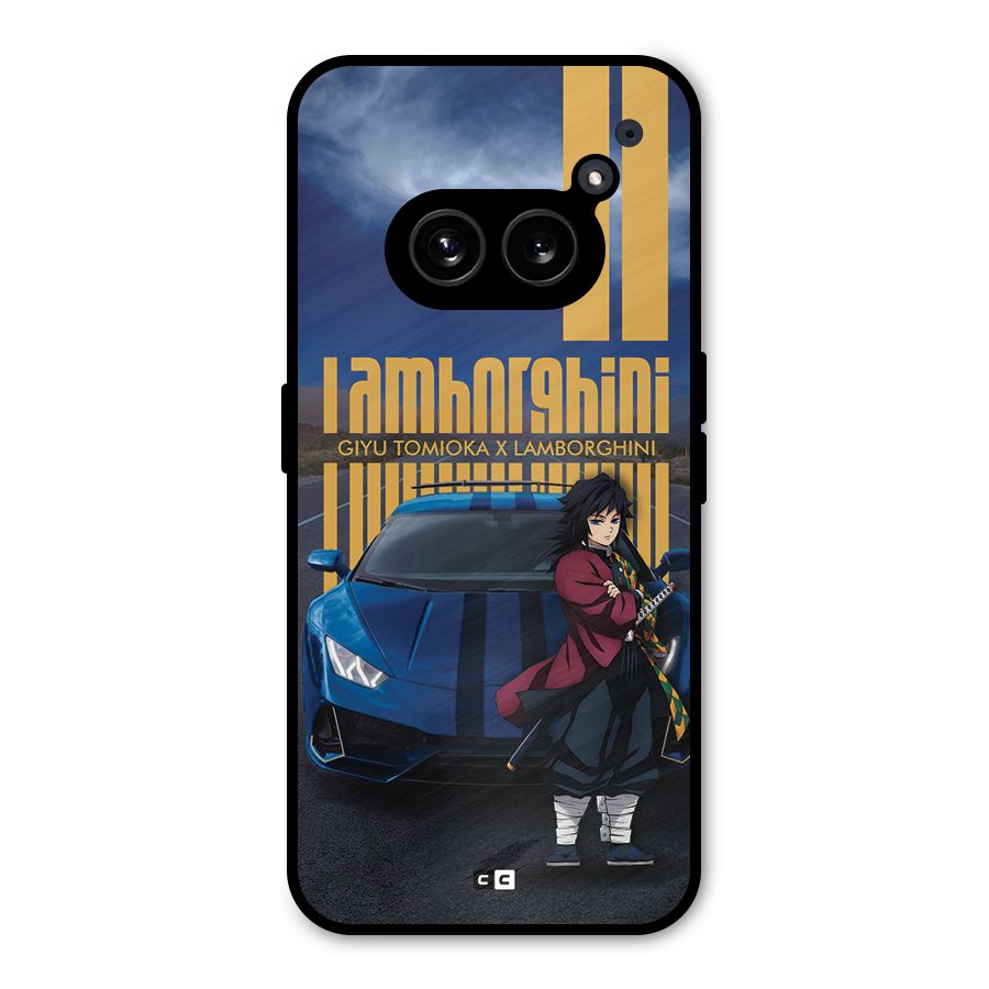 Giyu Tomioka Supercar Metal Back Case for Nothing Phone 2a