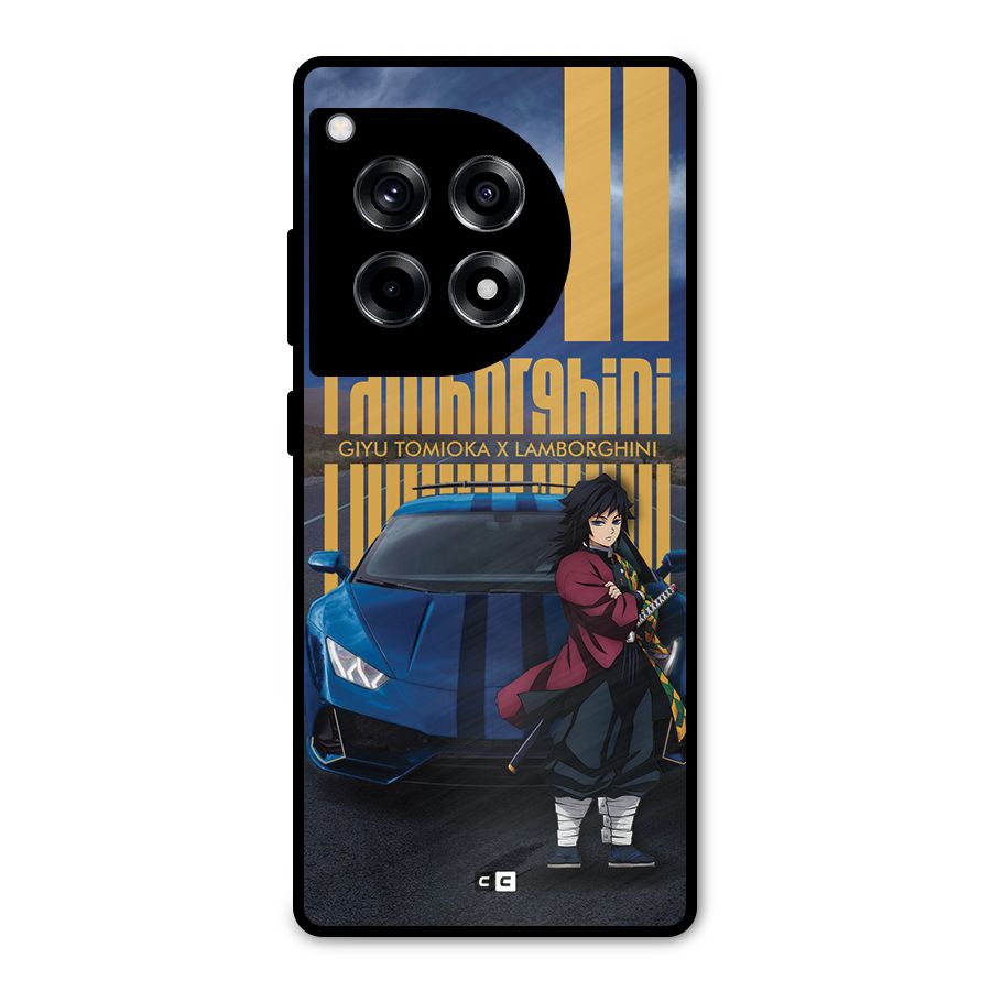 Giyu Tomioka Supercar Metal Back Case for OnePlus 12R