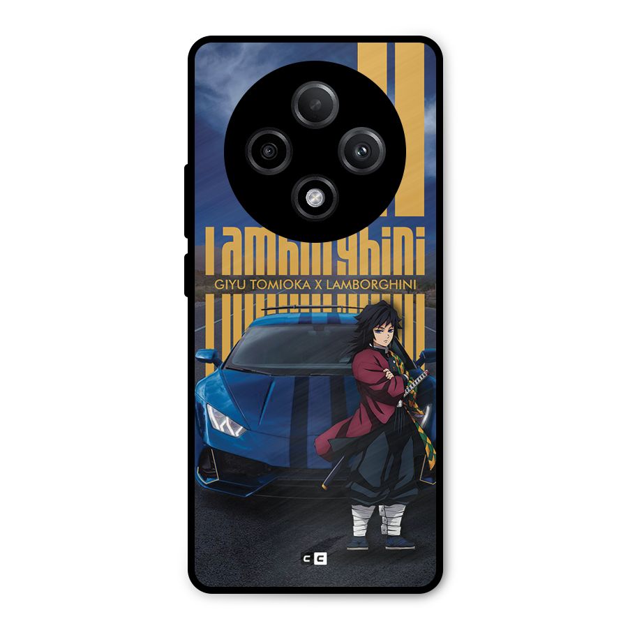 Giyu Tomioka Supercar Metal Back Case for Oppo F27 Pro Plus