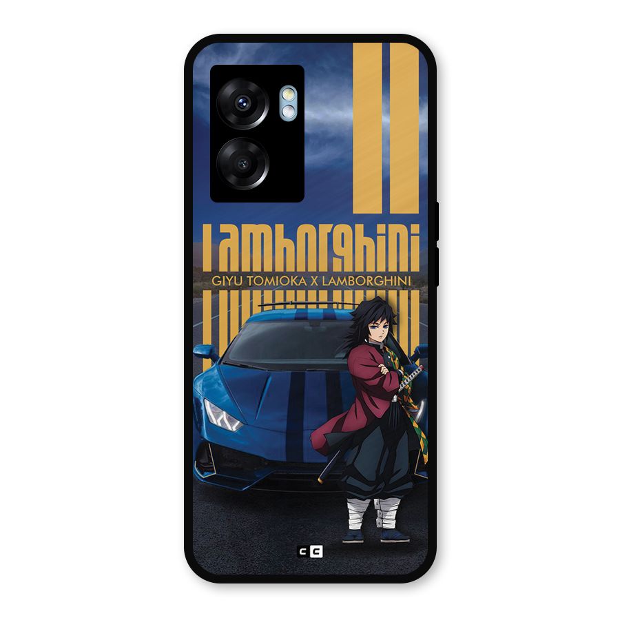 Giyu Tomioka Supercar Metal Back Case for Oppo K10 (5G)