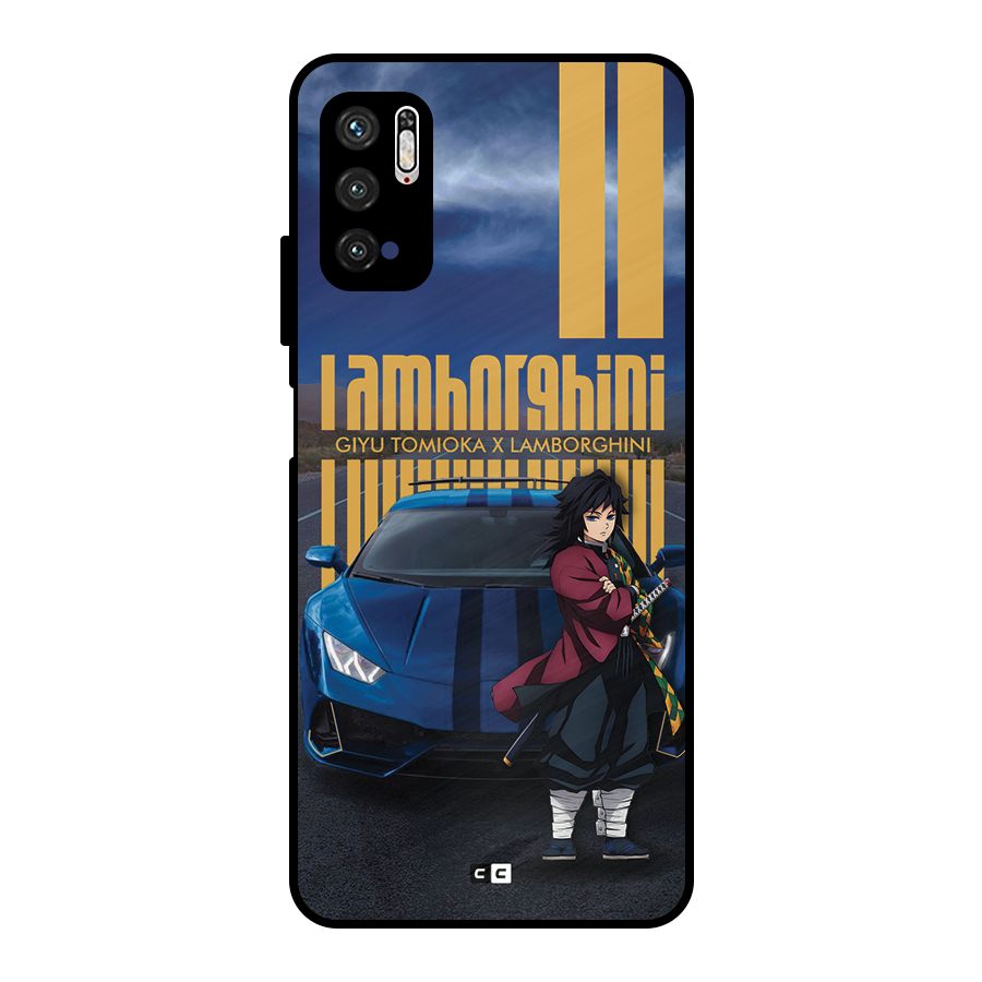 Giyu Tomioka Supercar Metal Back Case for Poco M3 Pro 5G