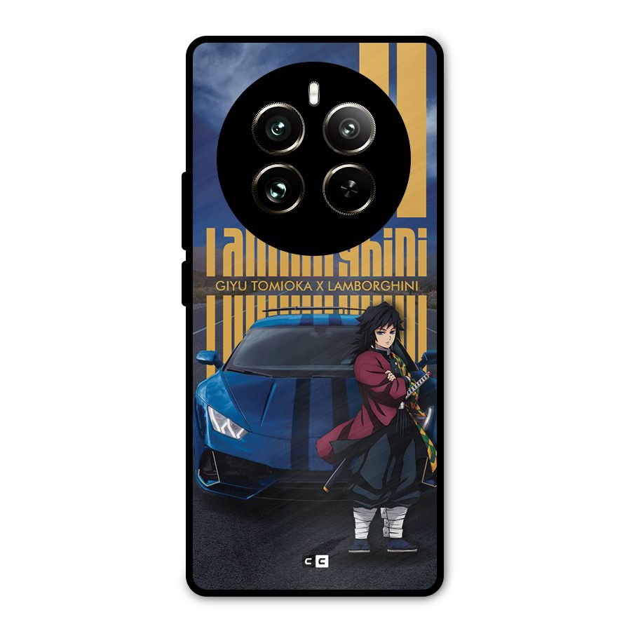 Giyu Tomioka Supercar Metal Back Case for Realme 12 Pro