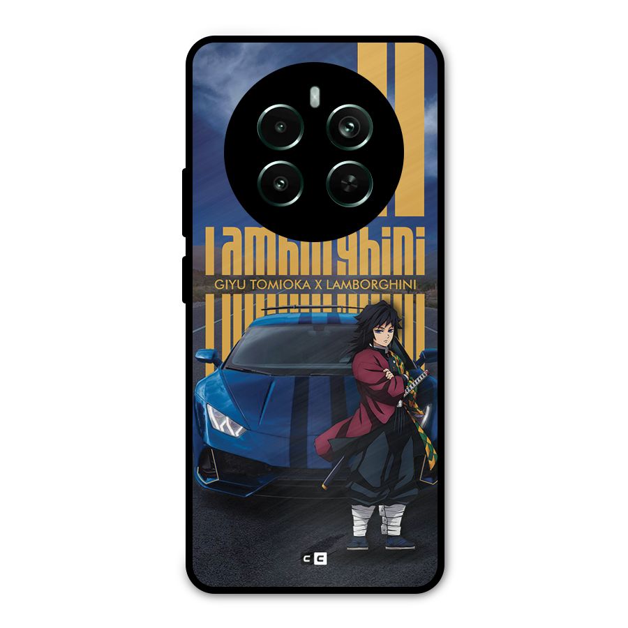 Giyu Tomioka Supercar Metal Back Case for Realme 12 Pro Plus