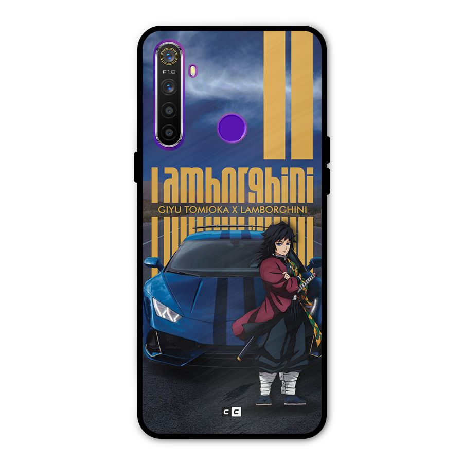 Giyu Tomioka Supercar Metal Back Case for Realme 5i