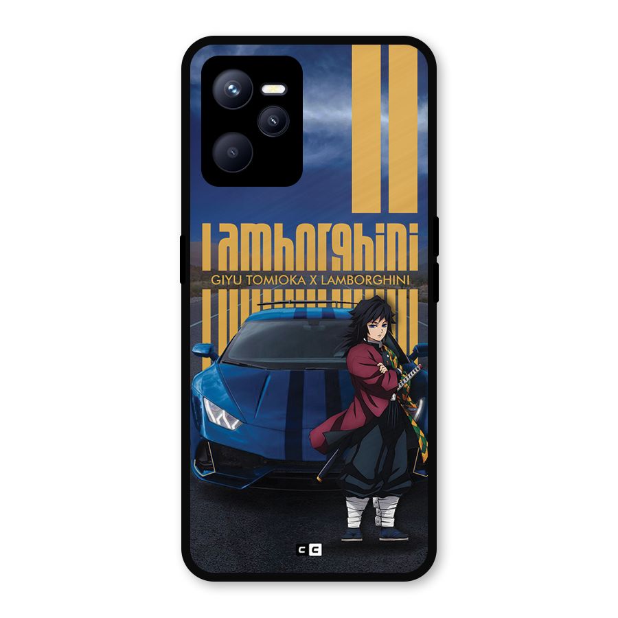 Giyu Tomioka Supercar Metal Back Case for Realme C35