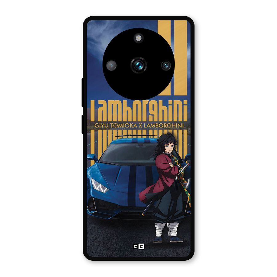 Giyu Tomioka Supercar Metal Back Case for Realme Narzo 60 Pro