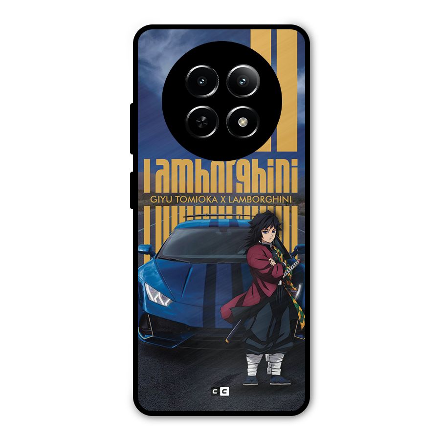 Giyu Tomioka Supercar Metal Back Case for Realme Narzo 70x 5G