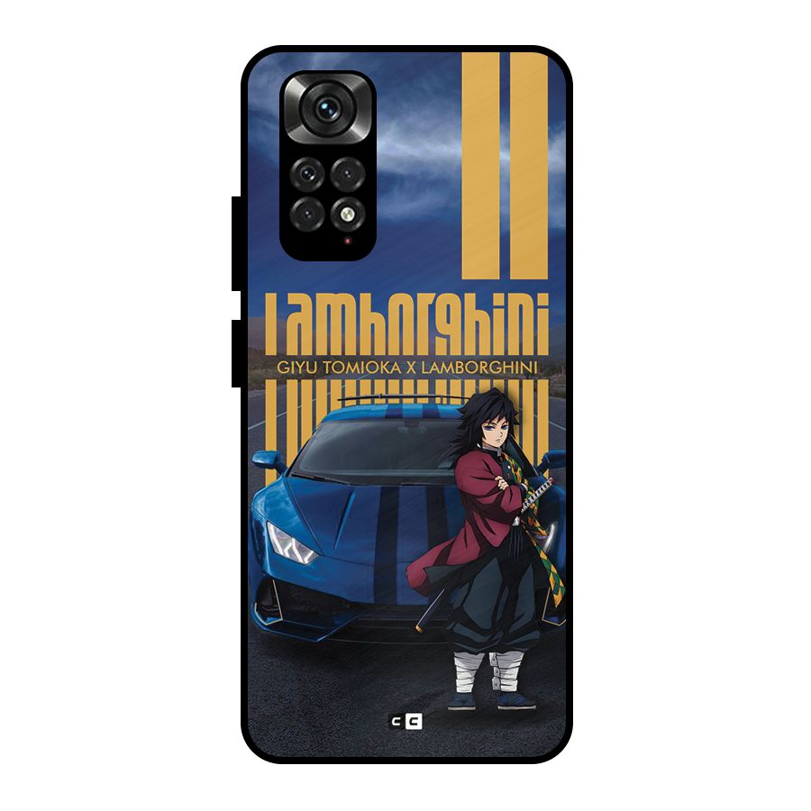 Giyu Tomioka Supercar Metal Back Case for Redmi Note 11 Pro