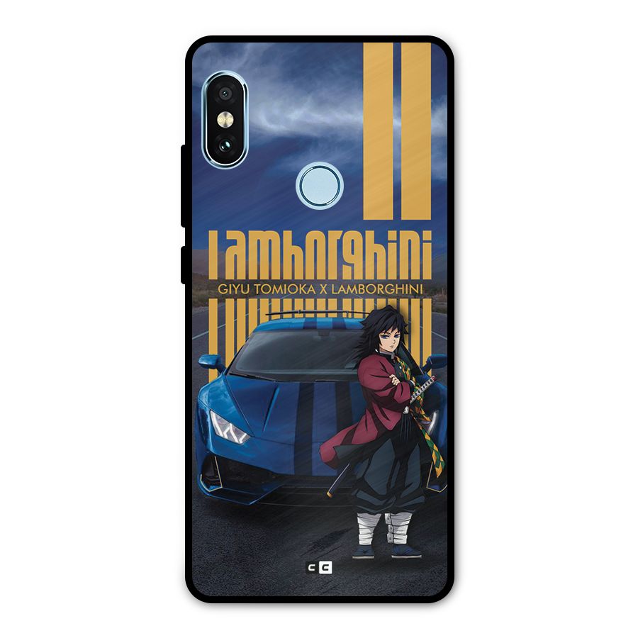 Giyu Tomioka Supercar Metal Back Case for Redmi Note 5 Pro