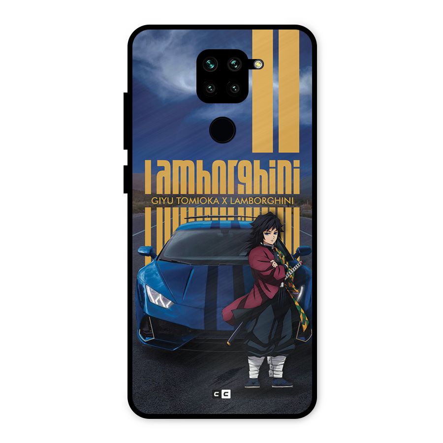 Giyu Tomioka Supercar Metal Back Case for Redmi Note 9