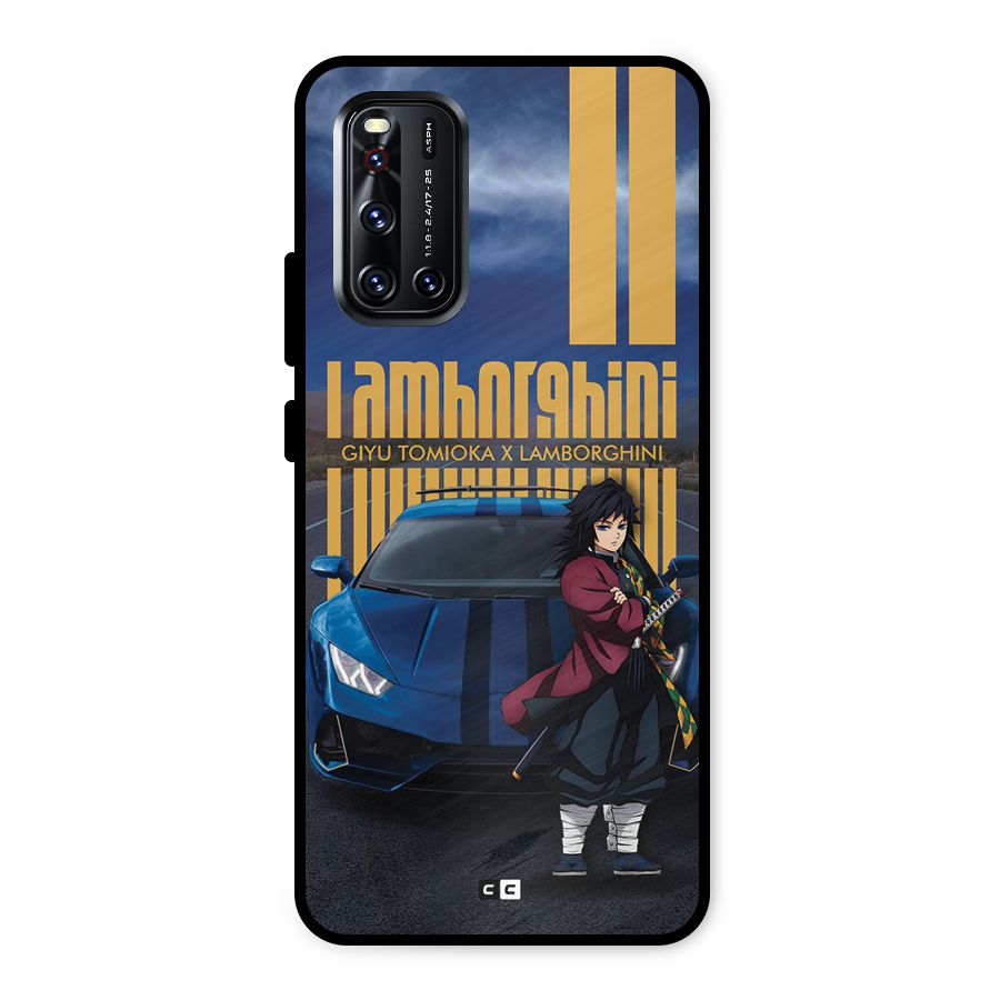 Giyu Tomioka Supercar Metal Back Case for Vivo V19