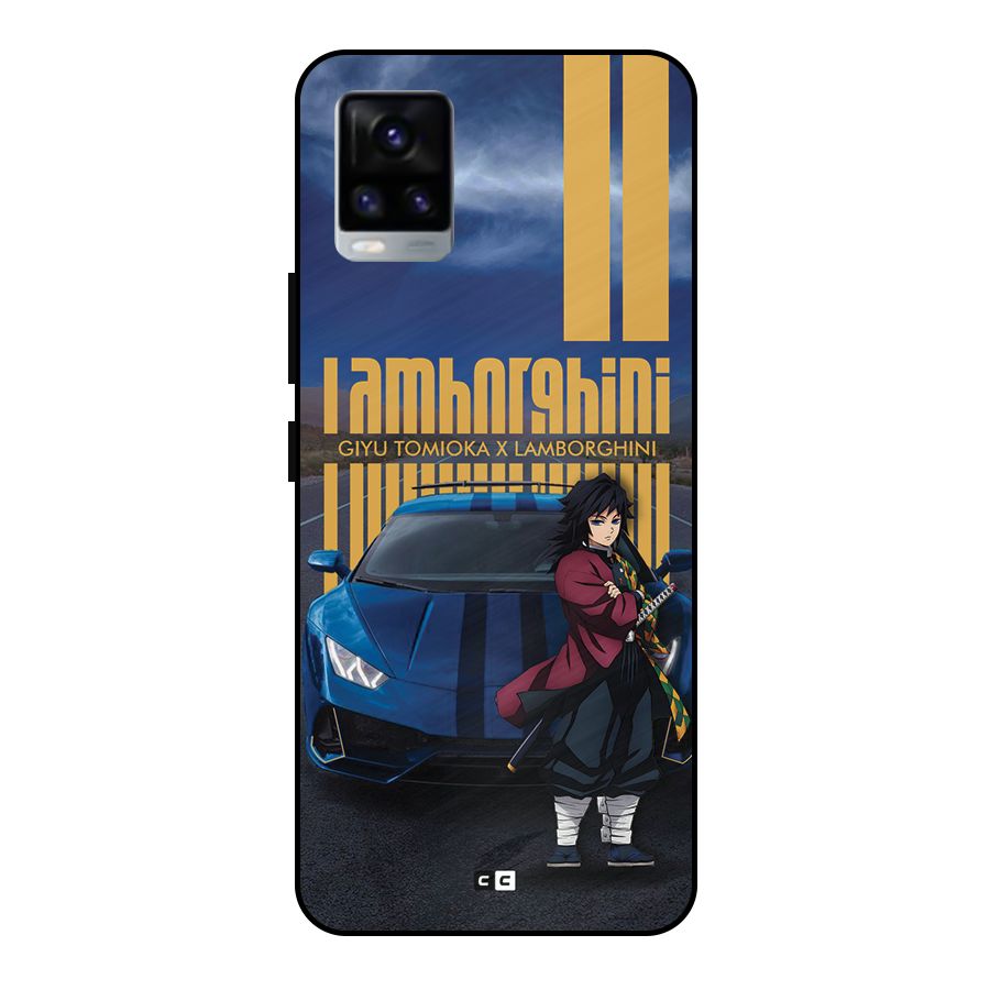 Giyu Tomioka Supercar Metal Back Case for Vivo V20