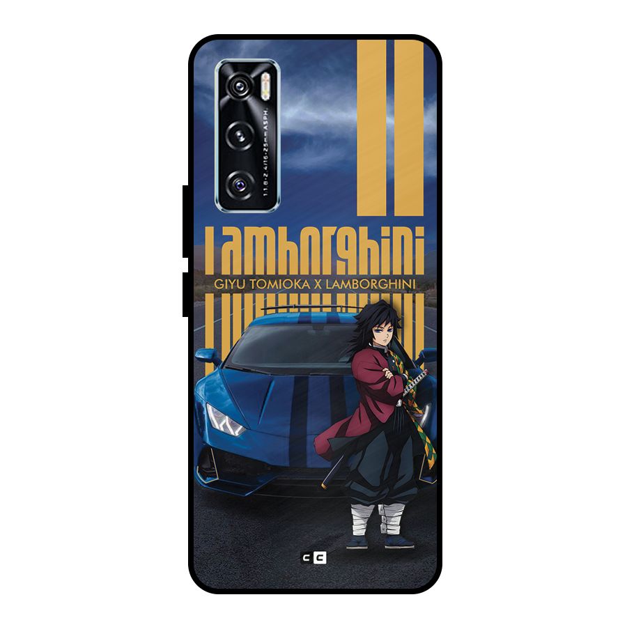 Giyu Tomioka Supercar Metal Back Case for Vivo V20 SE