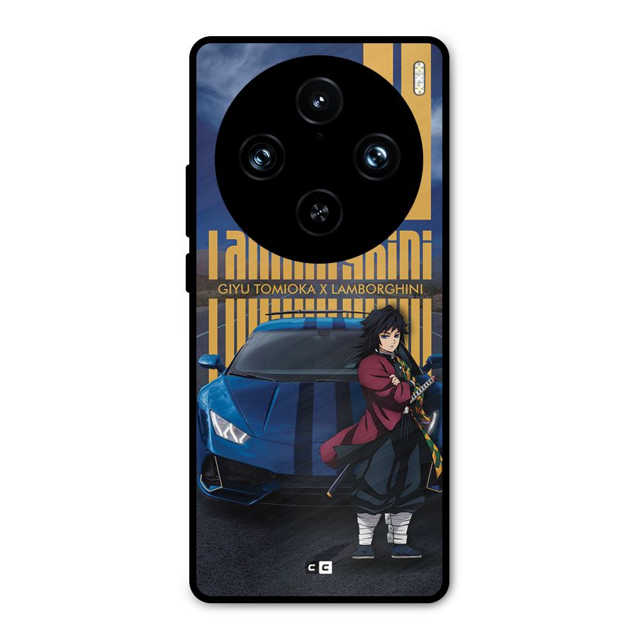 Giyu Tomioka Supercar Metal Back Case for Vivo X100 Pro