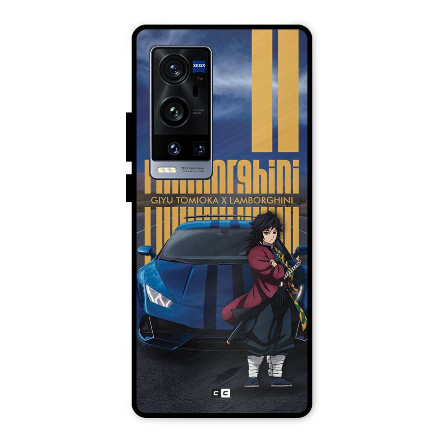 Giyu Tomioka Supercar Metal Back Case for Vivo X60 Pro Plus