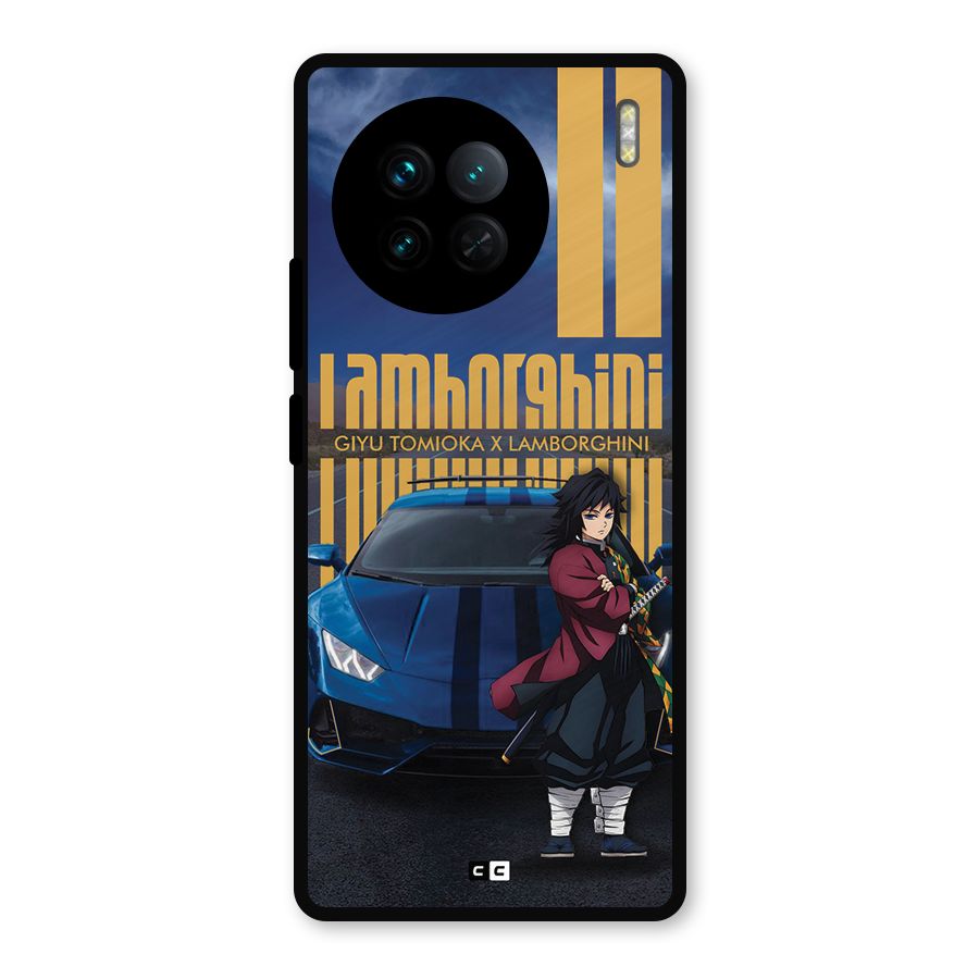 Giyu Tomioka Supercar Metal Back Case for Vivo X90
