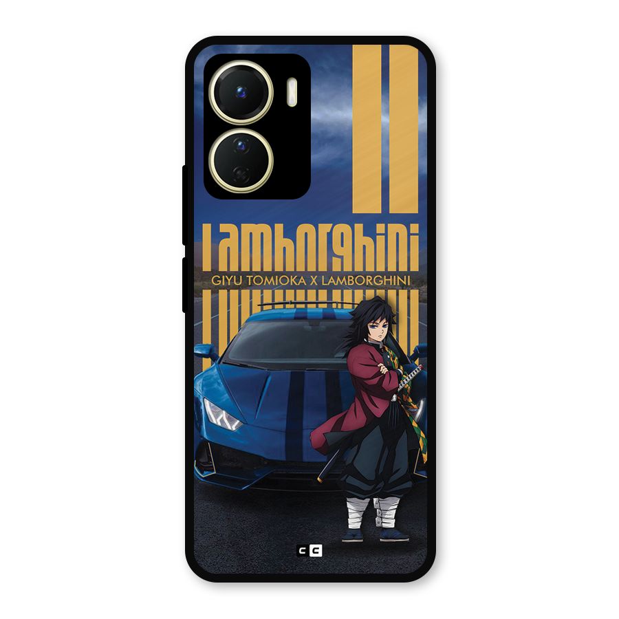 Giyu Tomioka Supercar Metal Back Case for Vivo Y16