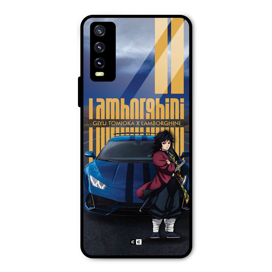 Giyu Tomioka Supercar Metal Back Case for Vivo Y20
