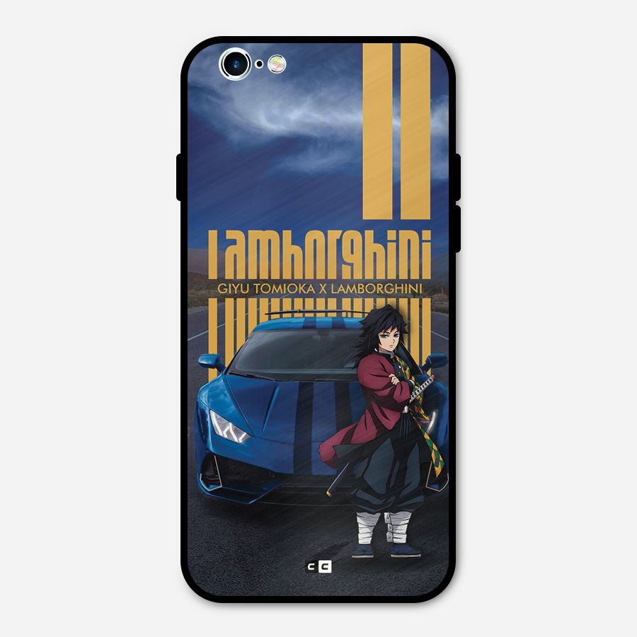 Giyu Tomioka Supercar Metal Back Case for iPhone 6 6s