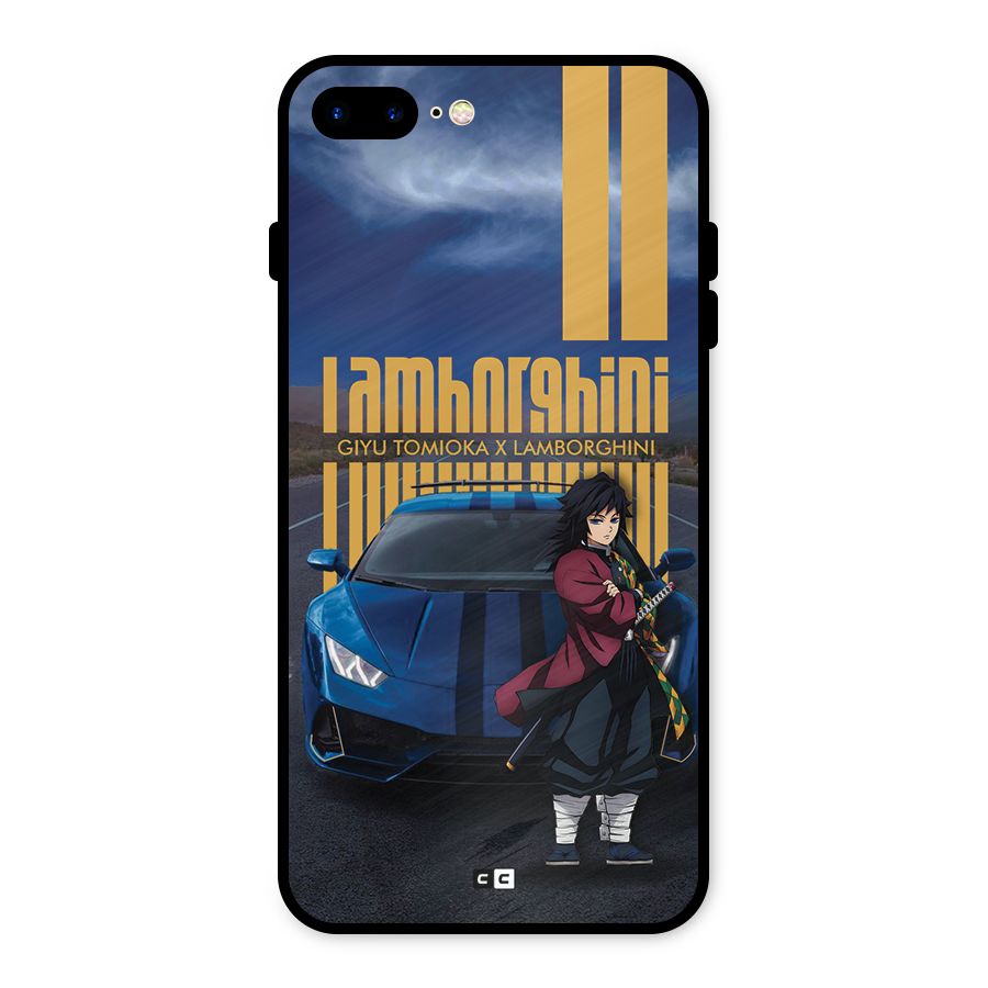 Giyu Tomioka Supercar Metal Back Case for iPhone 8 Plus