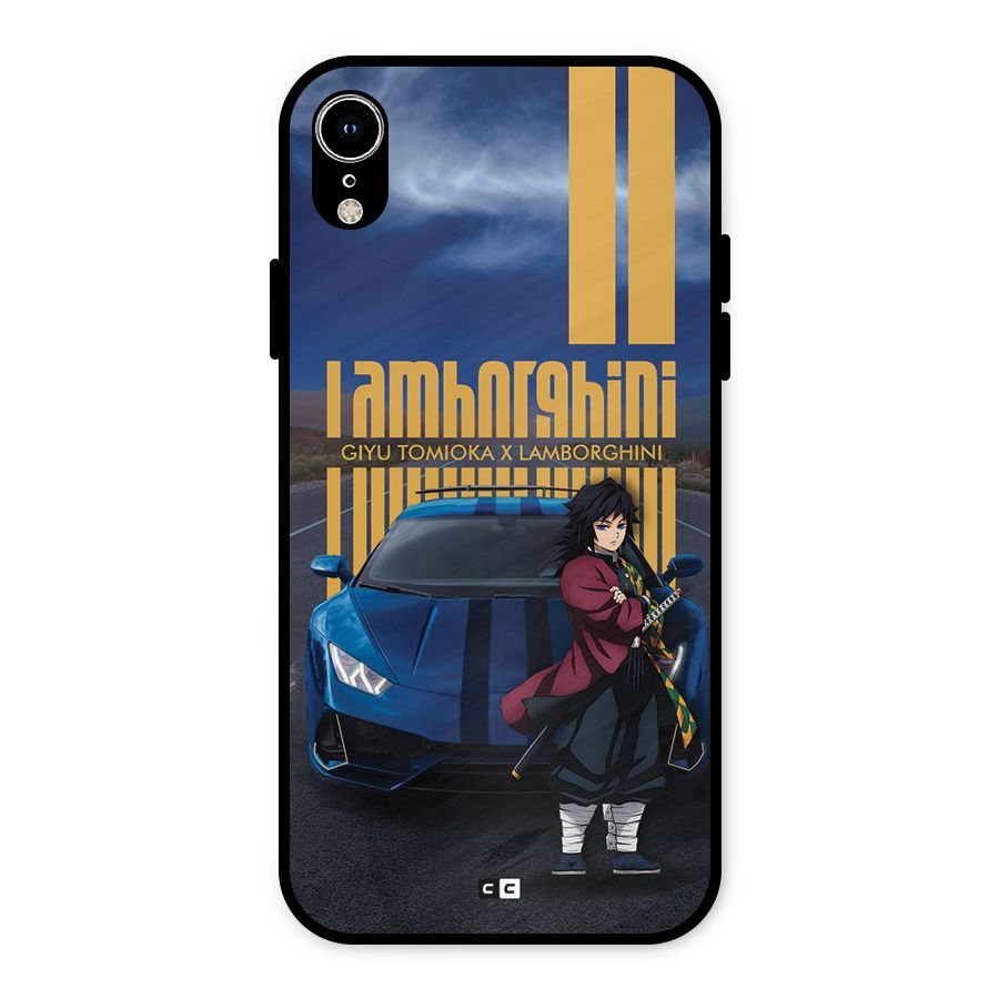 Giyu Tomioka Supercar Metal Back Case for iPhone XR