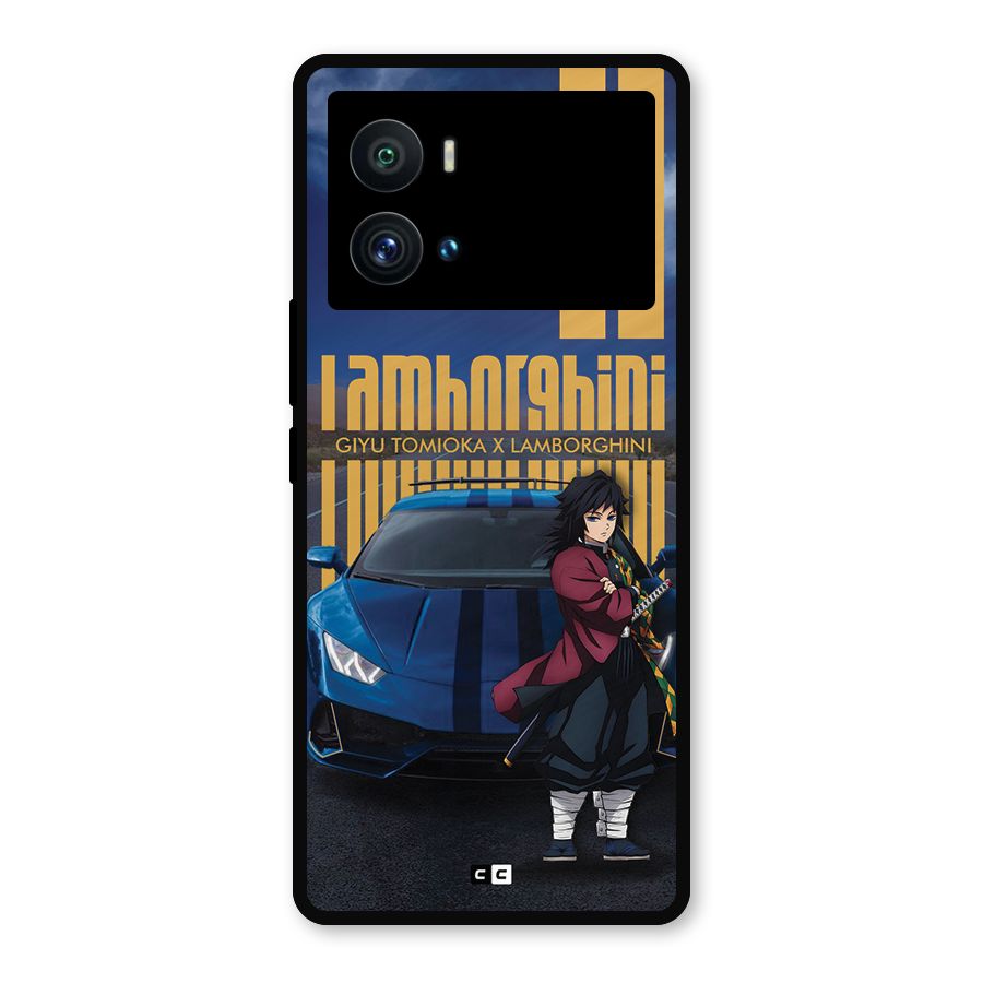 Giyu Tomioka Supercar Metal Back Case for iQOO 9 Pro