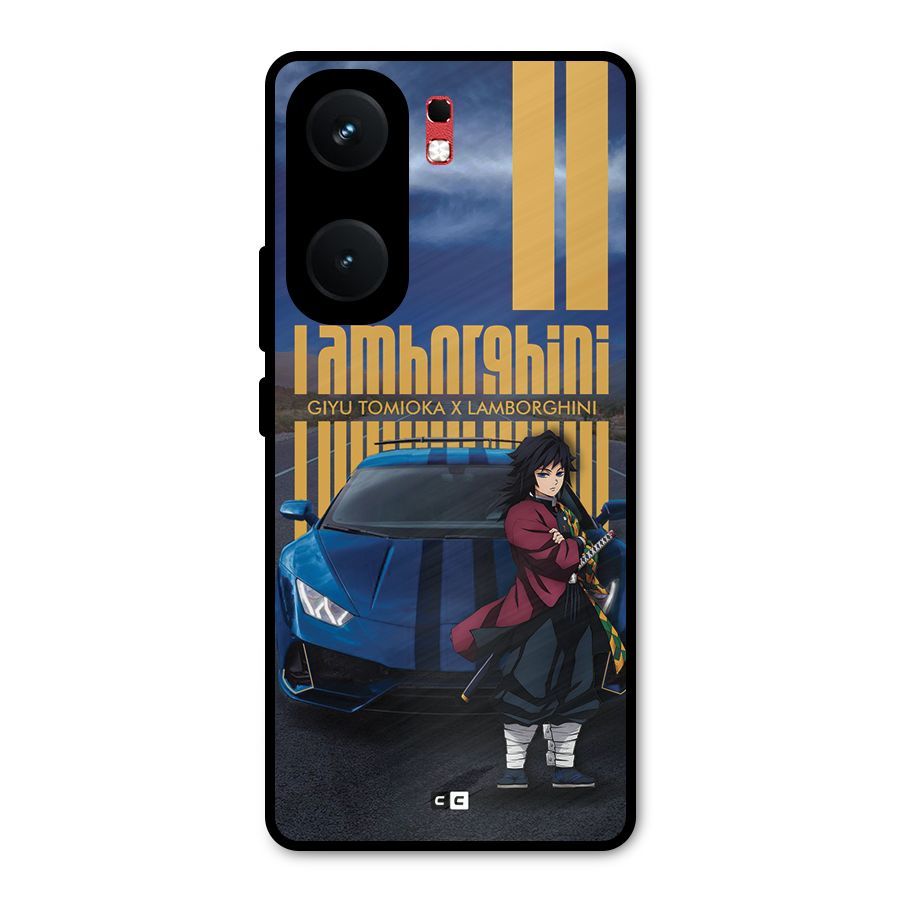 Giyu Tomioka Supercar Metal Back Case for iQOO Neo 9 Pro