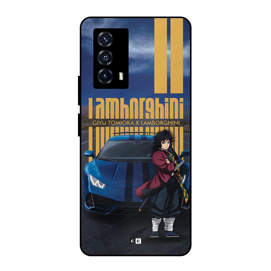 Giyu Tomioka Supercar Metal Back Case for iQOO Z5