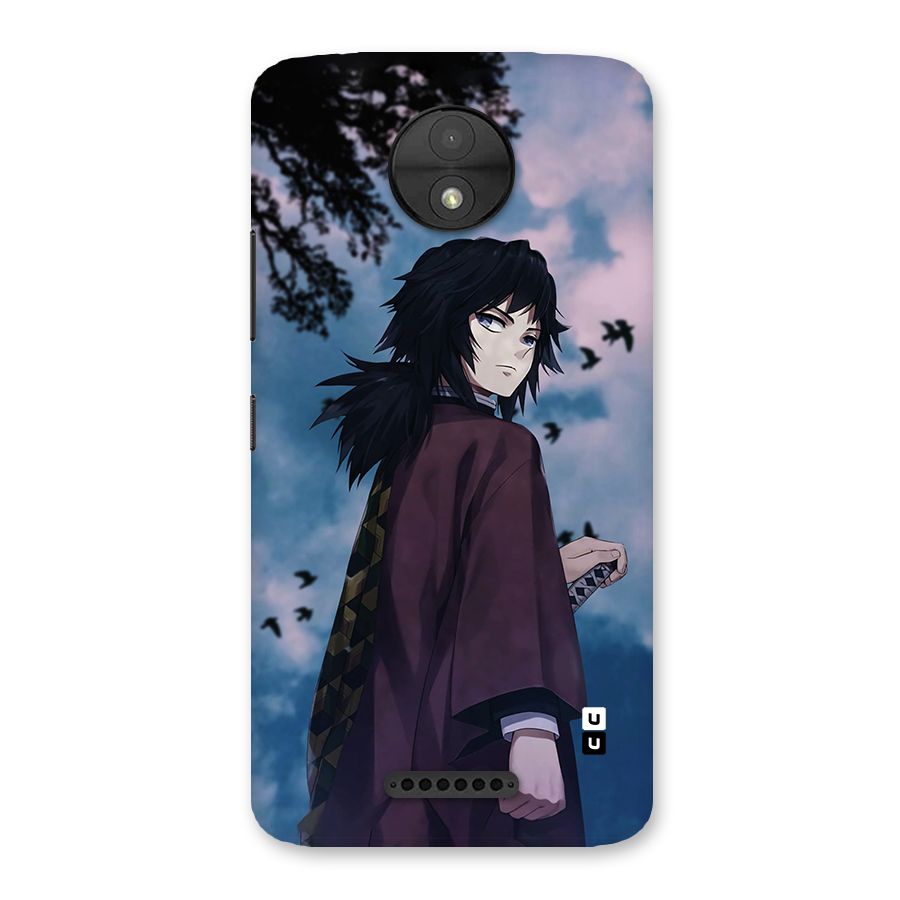 Giyu Tomioka Waiting Back Case for Moto C