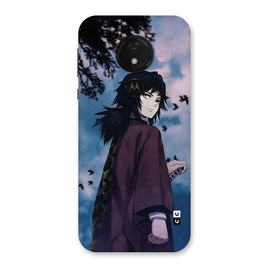 Giyu Tomioka Waiting Back Case for Moto G7 Power
