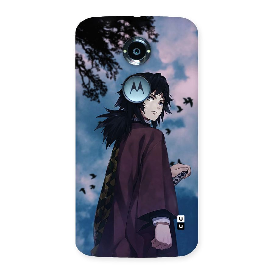 Giyu Tomioka Waiting Back Case for Moto X2