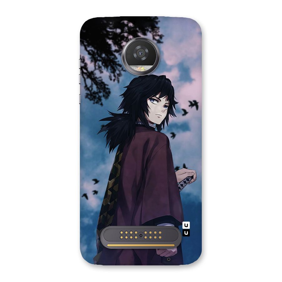 Giyu Tomioka Waiting Back Case for Moto Z2 Play