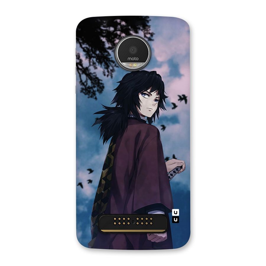 Giyu Tomioka Waiting Back Case for Moto Z Play